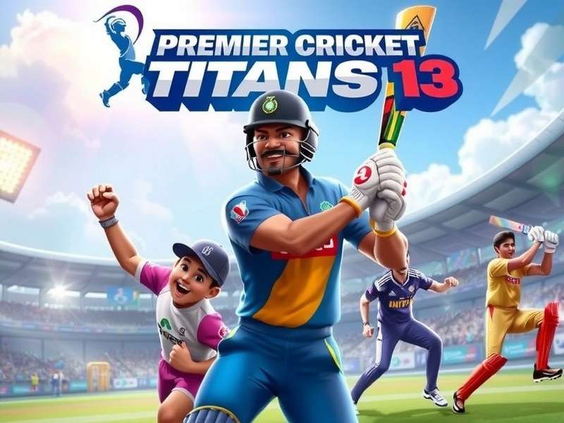 Premier Cricket Titans Game Lore Illustration